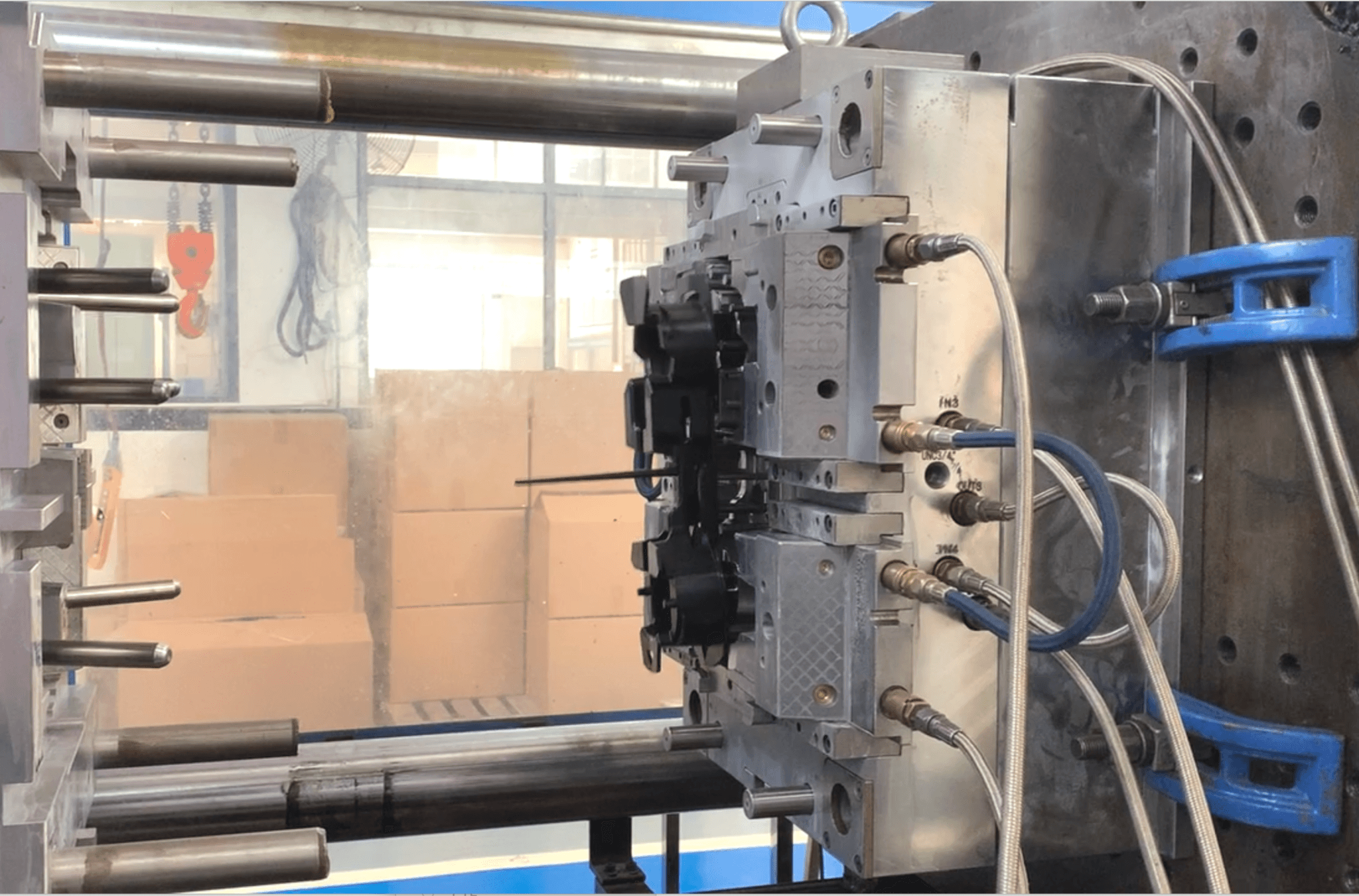 Injection mold installed for trial and sample validation at Arktech