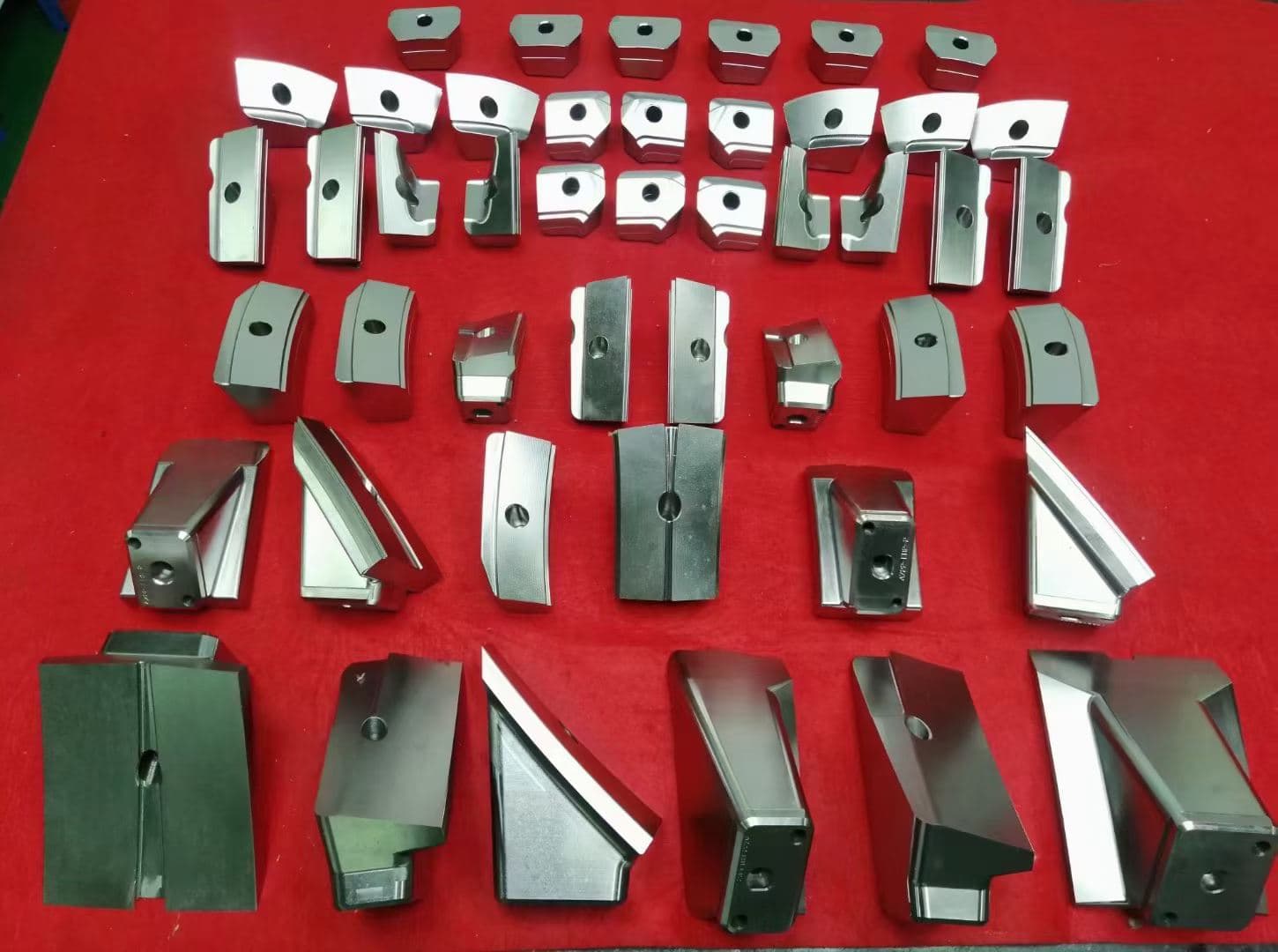 Project-specific injection mold spare inserts prepared for handover