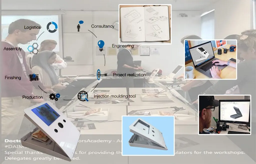 Medical education device housing development engineering and injection molding project