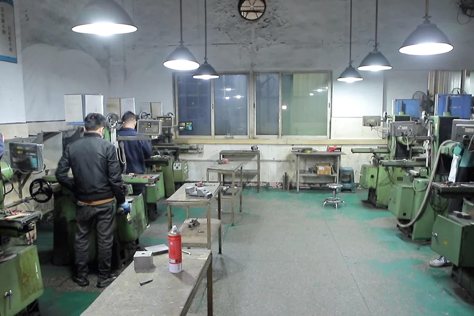 Precision grinding of injection mold components in the Arktech toolroom