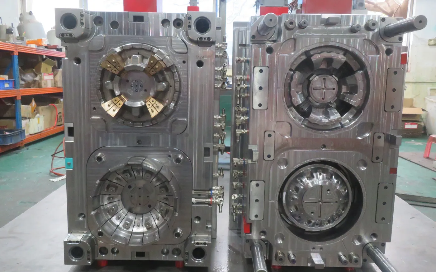 Injection mold tooling for high-temperature engineering resins