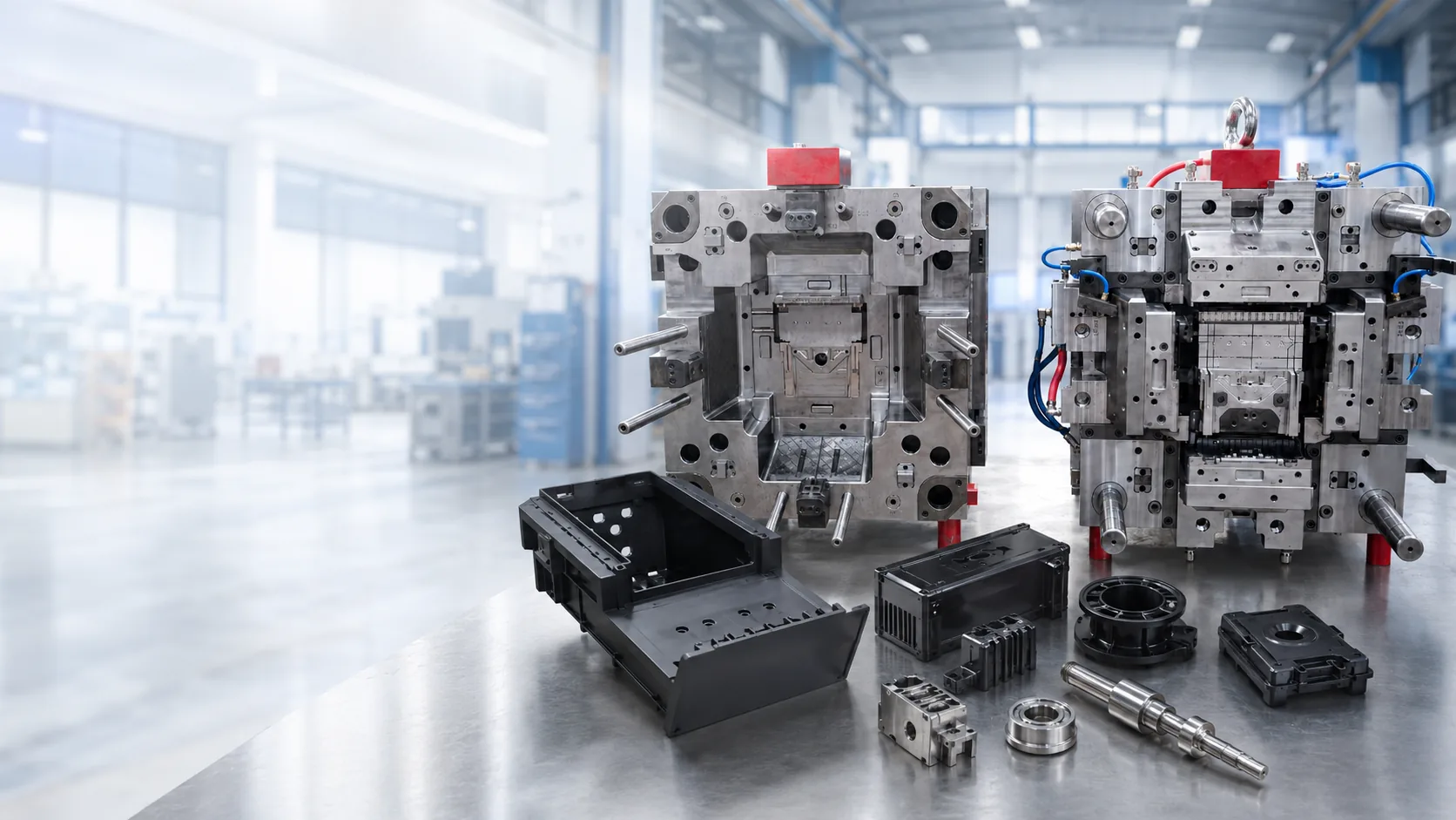 Export injection molds and molded plastic parts manufactured by Arktech